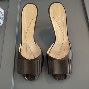 Kate spade brown open toe heels size 6.5